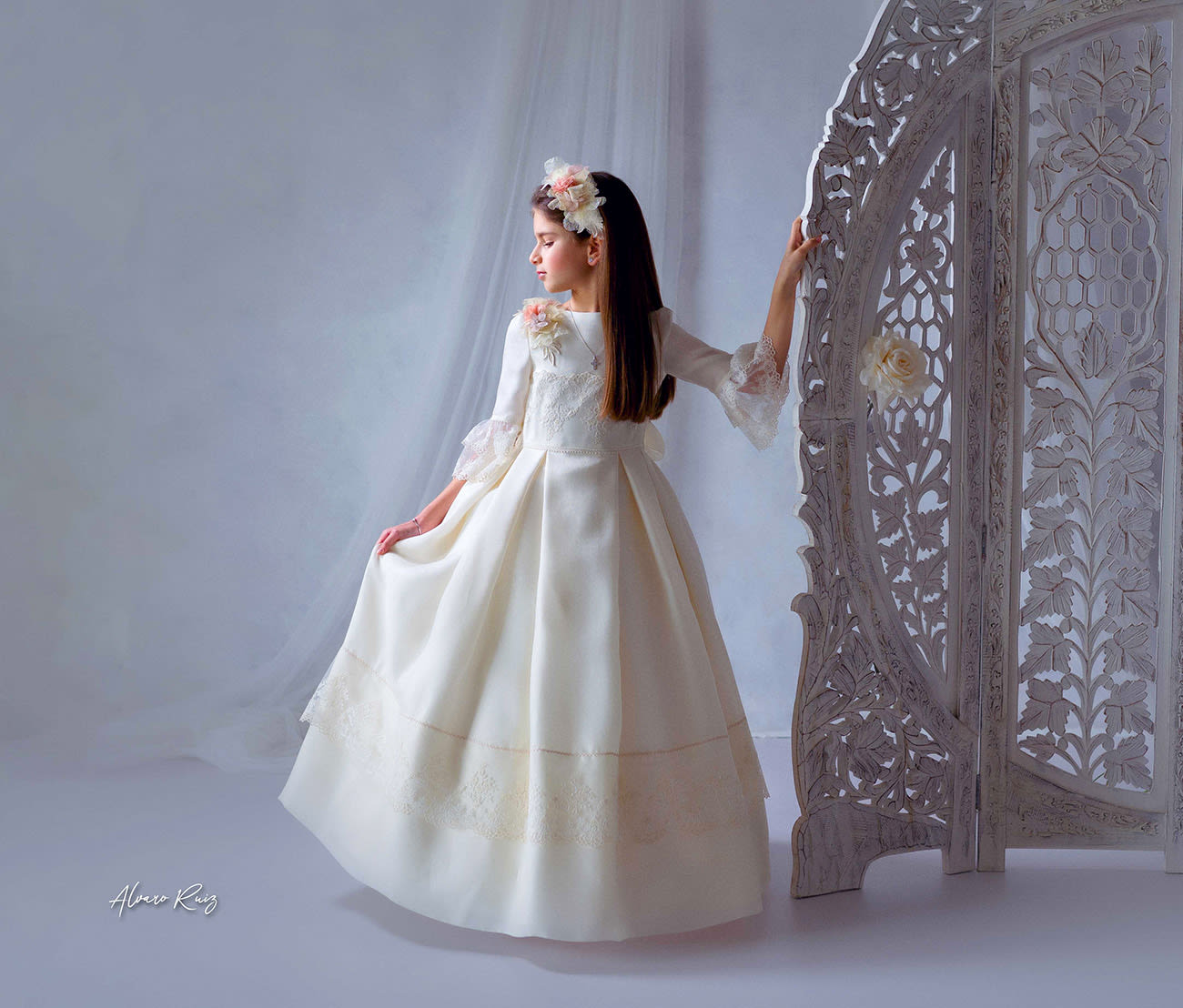 Vestido comunión romántico Valencia